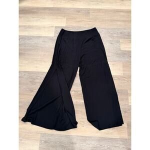 Kona Sol Black Flowy Pants Size Large